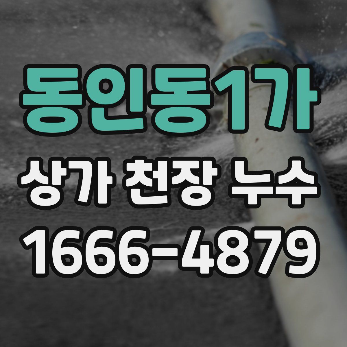 동인동1가 상가 천장 누수