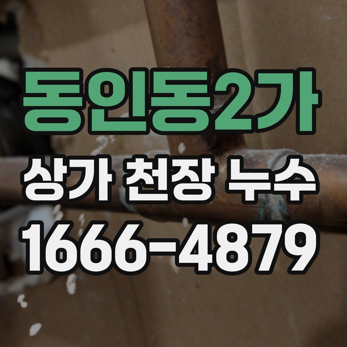 동인동2가 상가 천장 누수