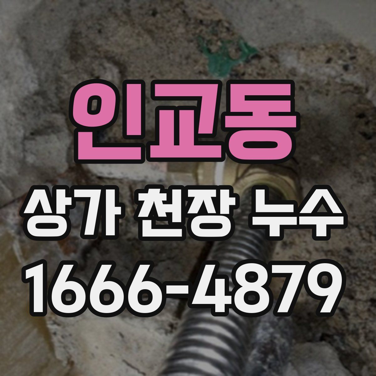 인교동 상가 천장 누수