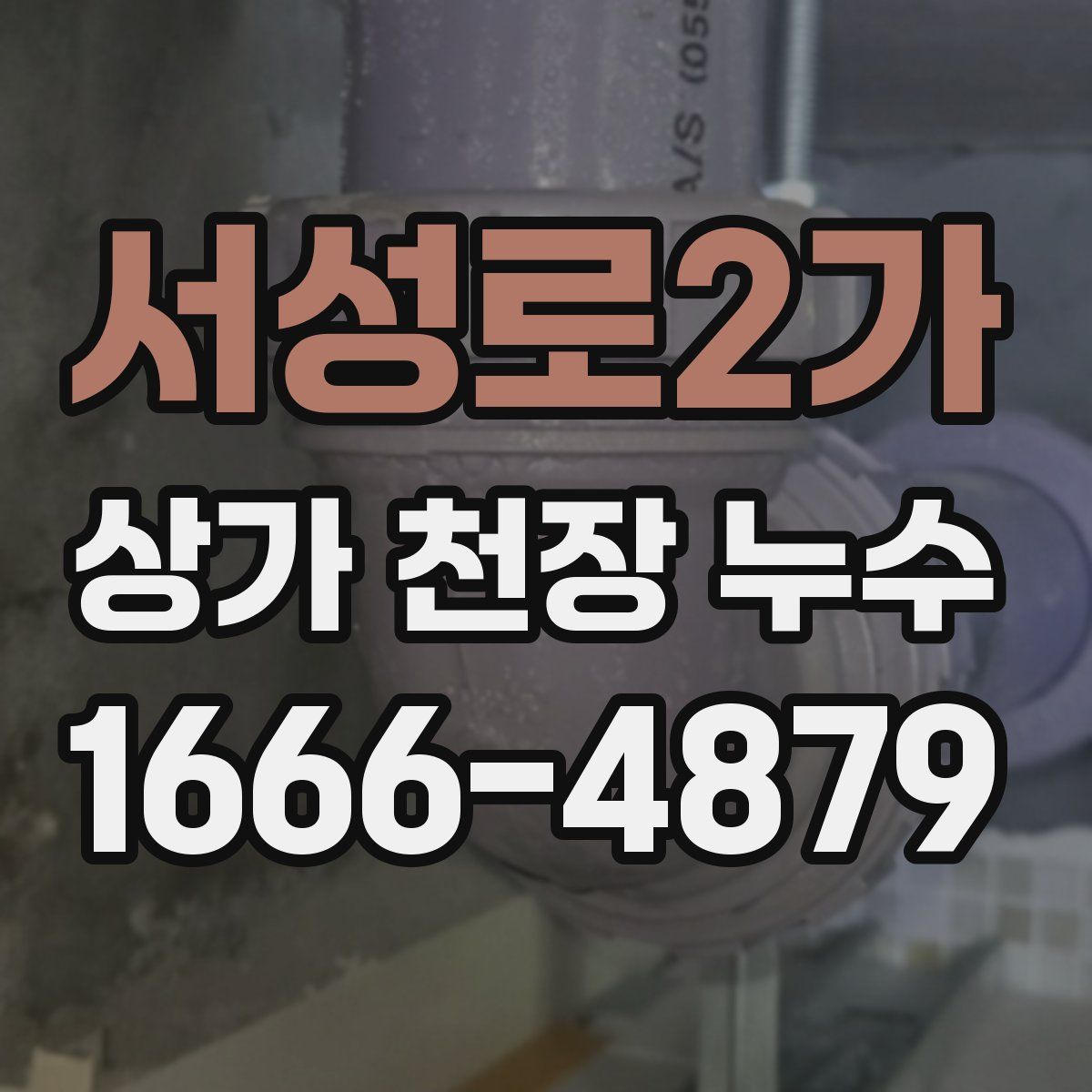 서성로2가 상가 천장 누수