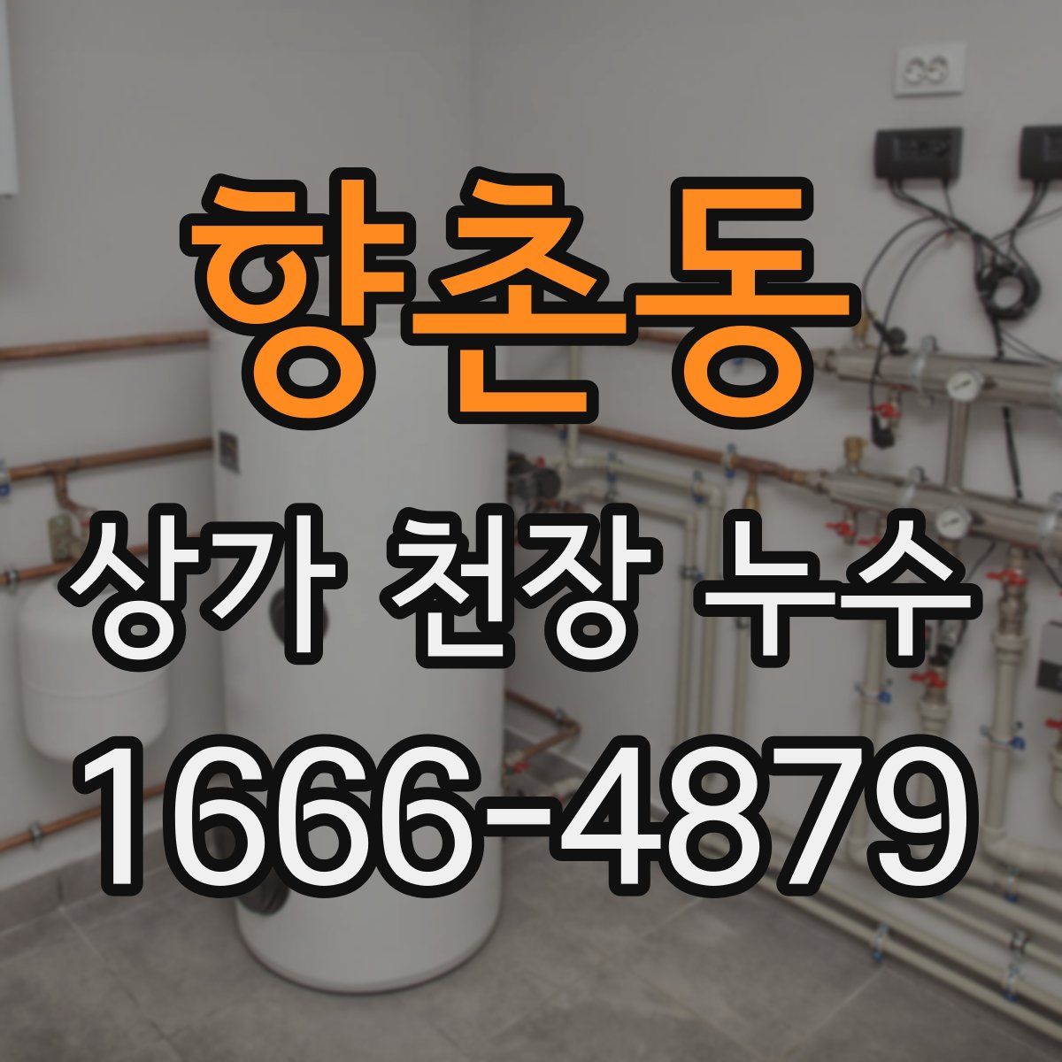 향촌동 상가 천장 누수