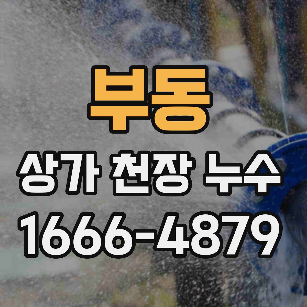 부동 상가 천장 누수