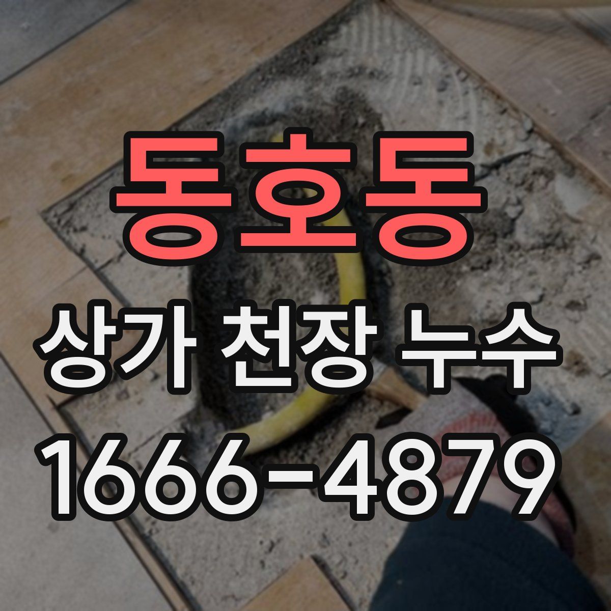 동호동 상가 천장 누수