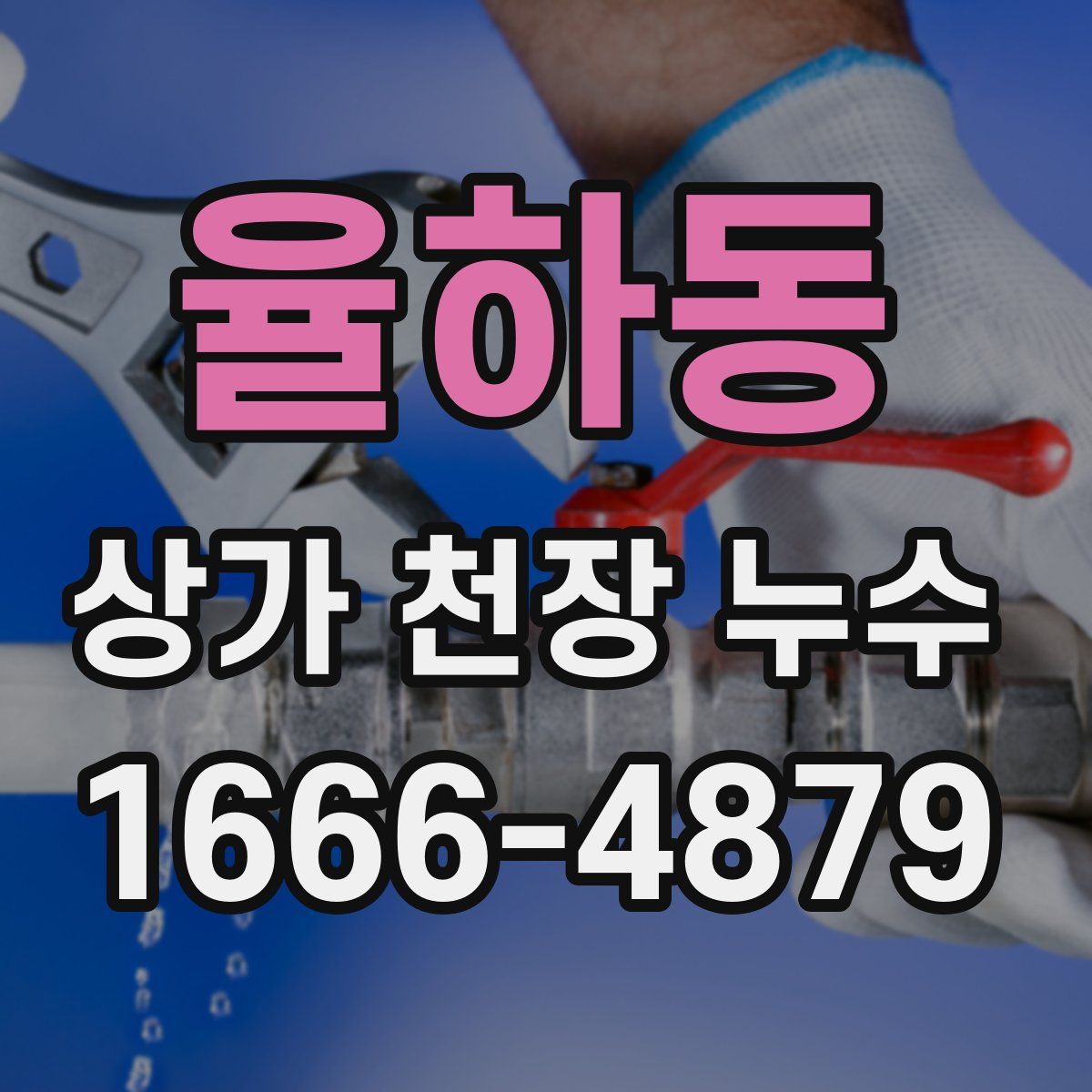 율하동 상가 천장 누수