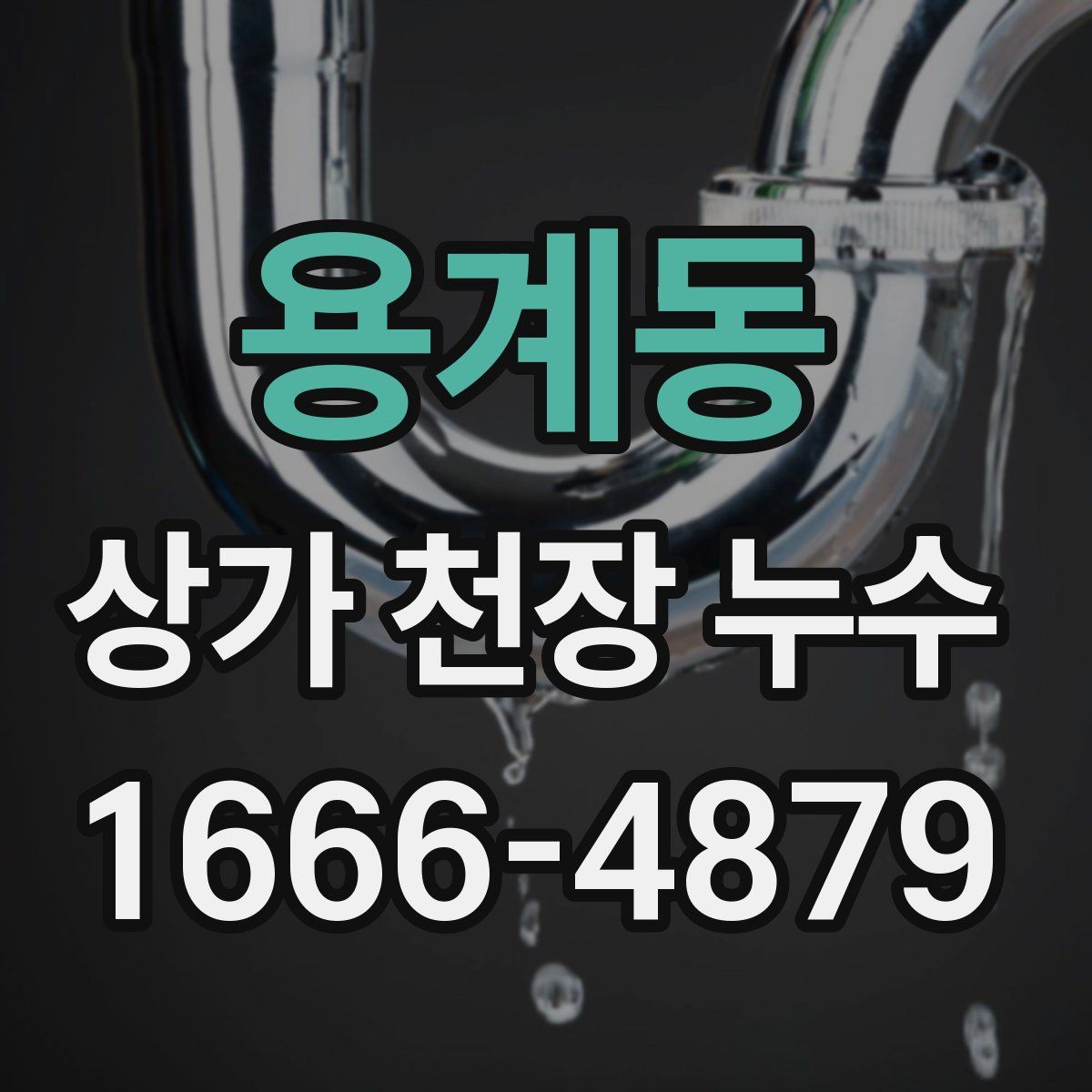 용계동 상가 천장 누수