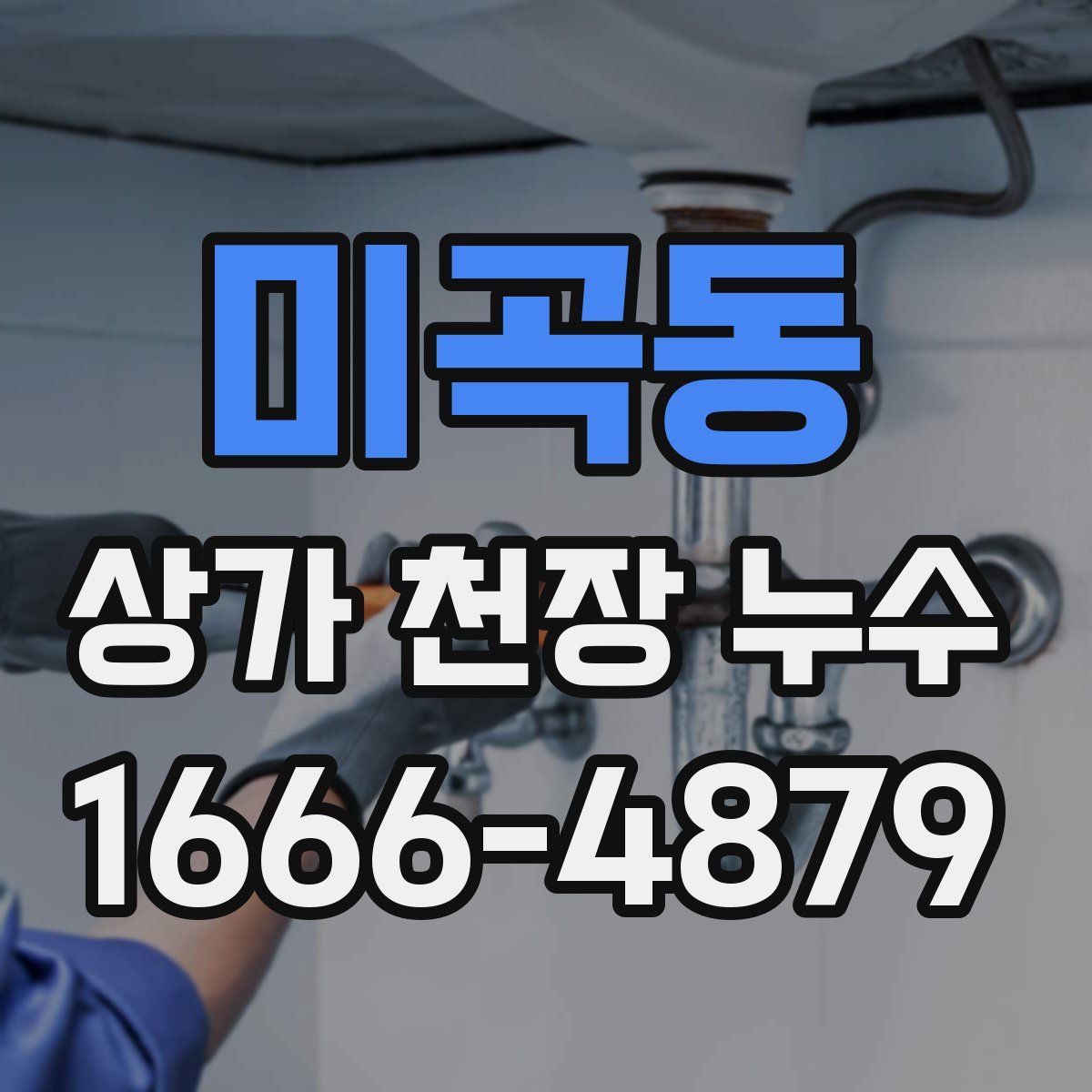 미곡동 상가 천장 누수