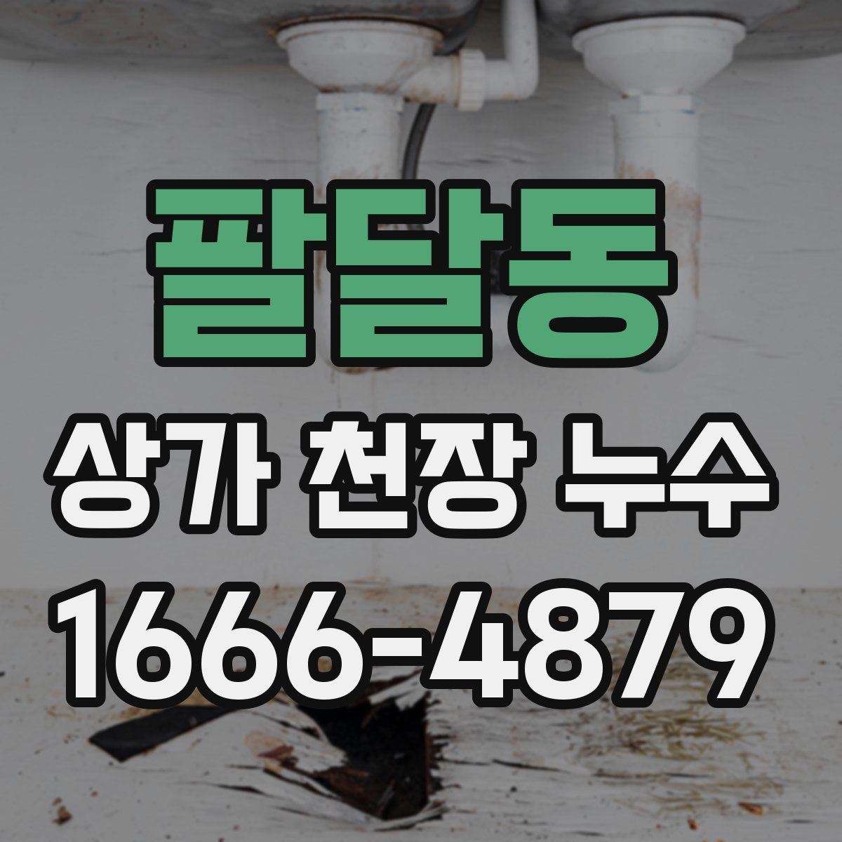 팔달동 상가 천장 누수
