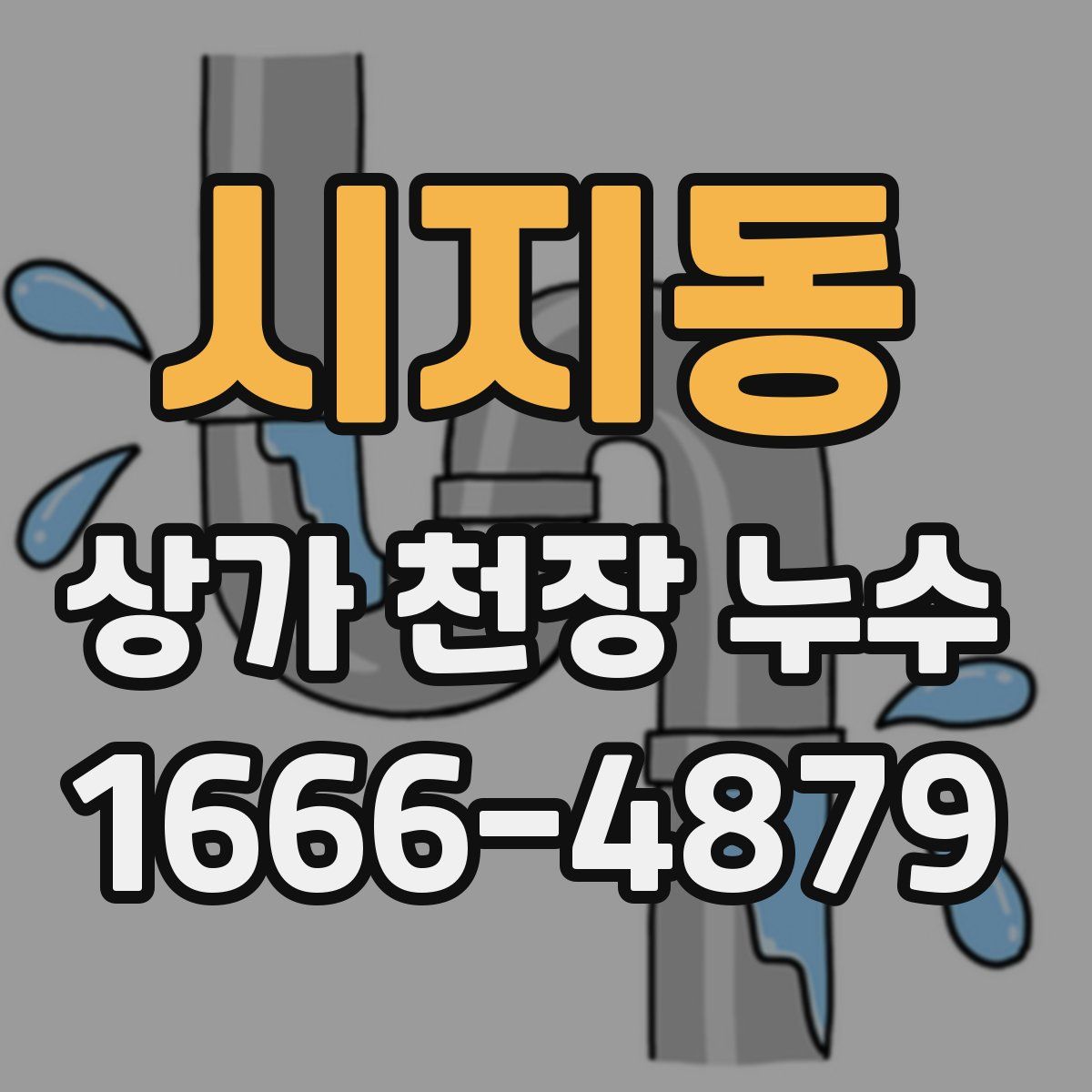 시지동 상가 천장 누수