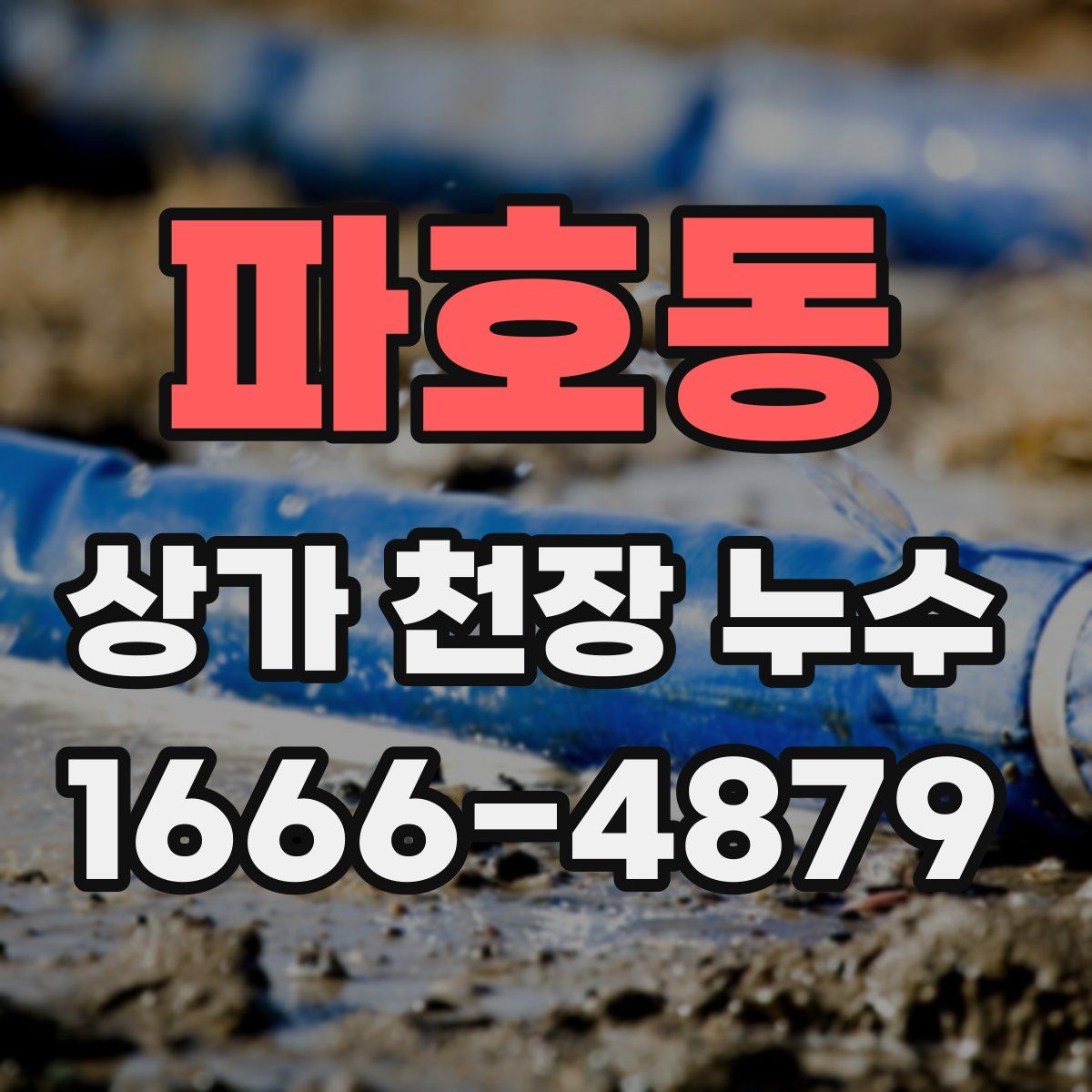 파호동 상가 천장 누수