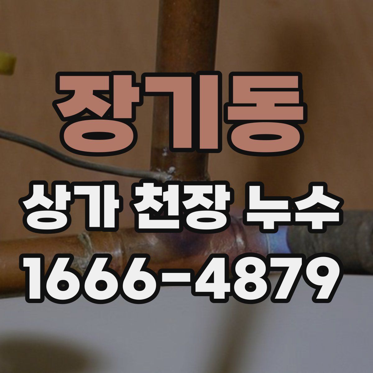 장기동 상가 천장 누수