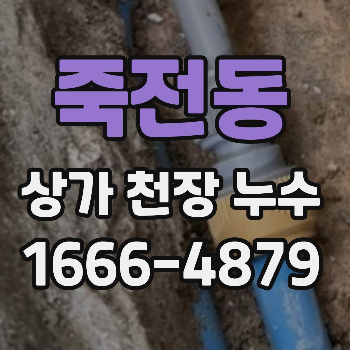 죽전동 상가 천장 누수