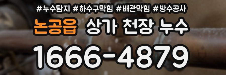 논공읍 상가 천장 누수
