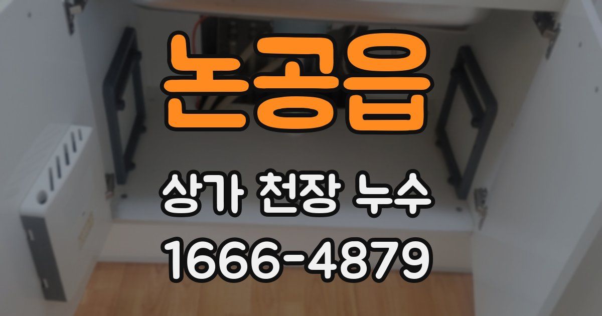 논공읍 상가 천장 누수