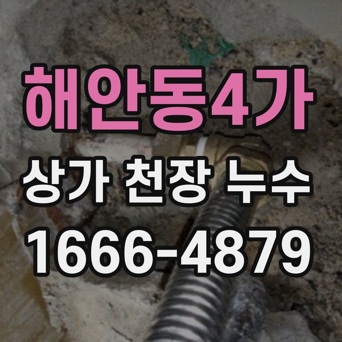 해안동4가 상가 천장 누수