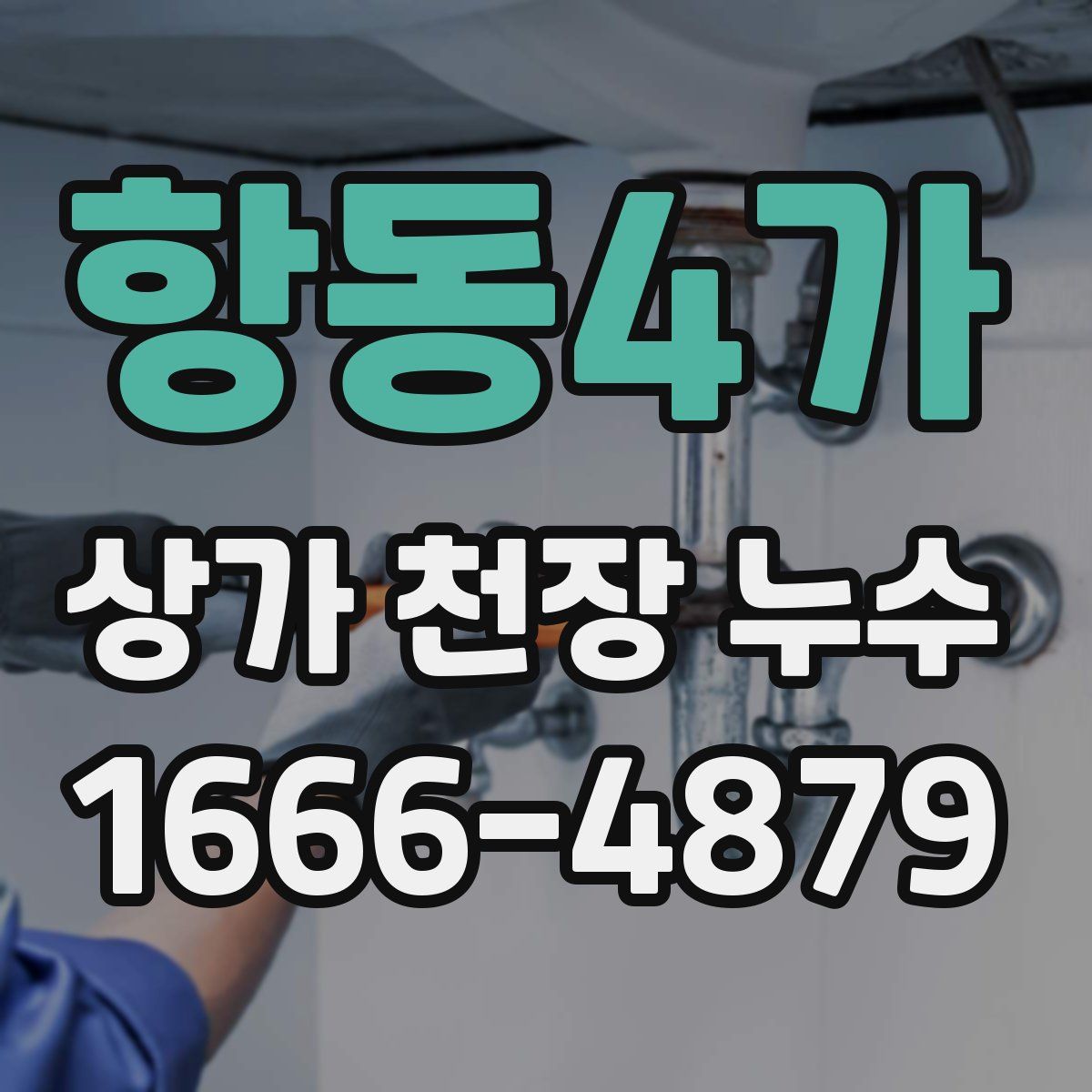 항동4가 상가 천장 누수