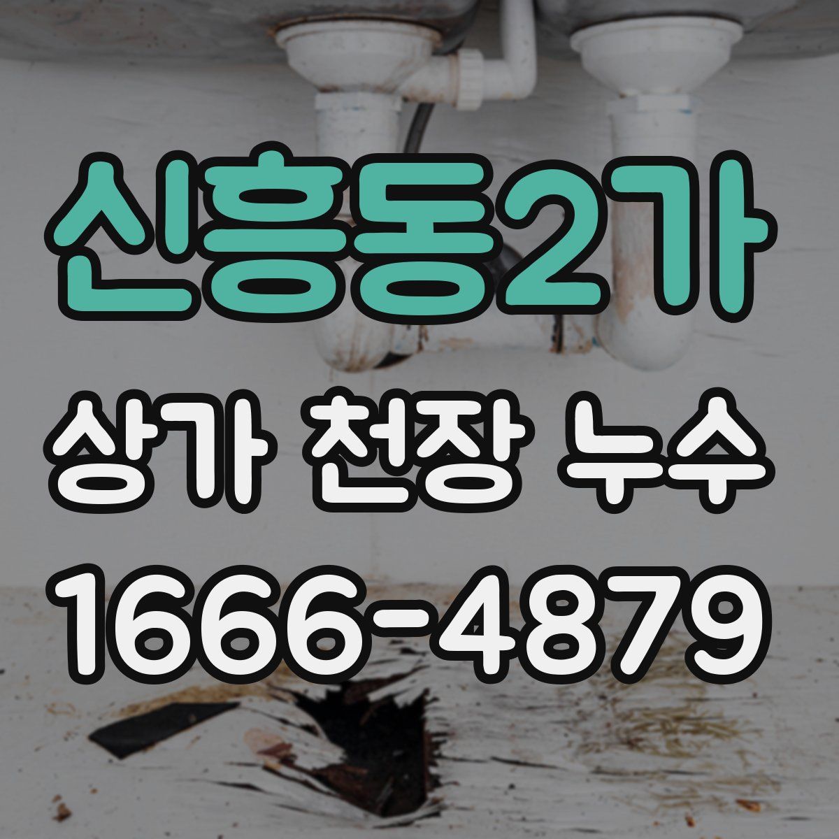신흥동2가 상가 천장 누수