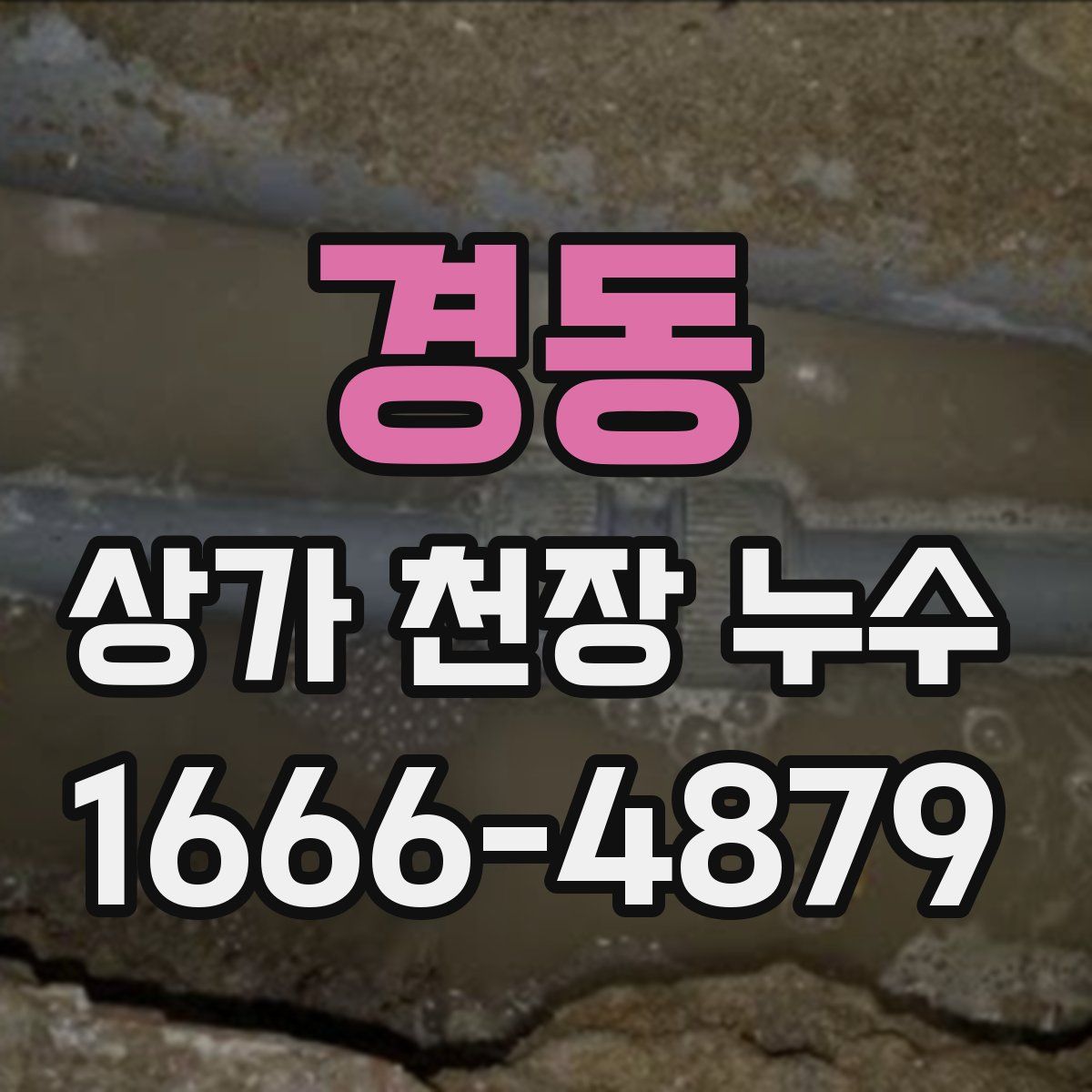 경동 상가 천장 누수