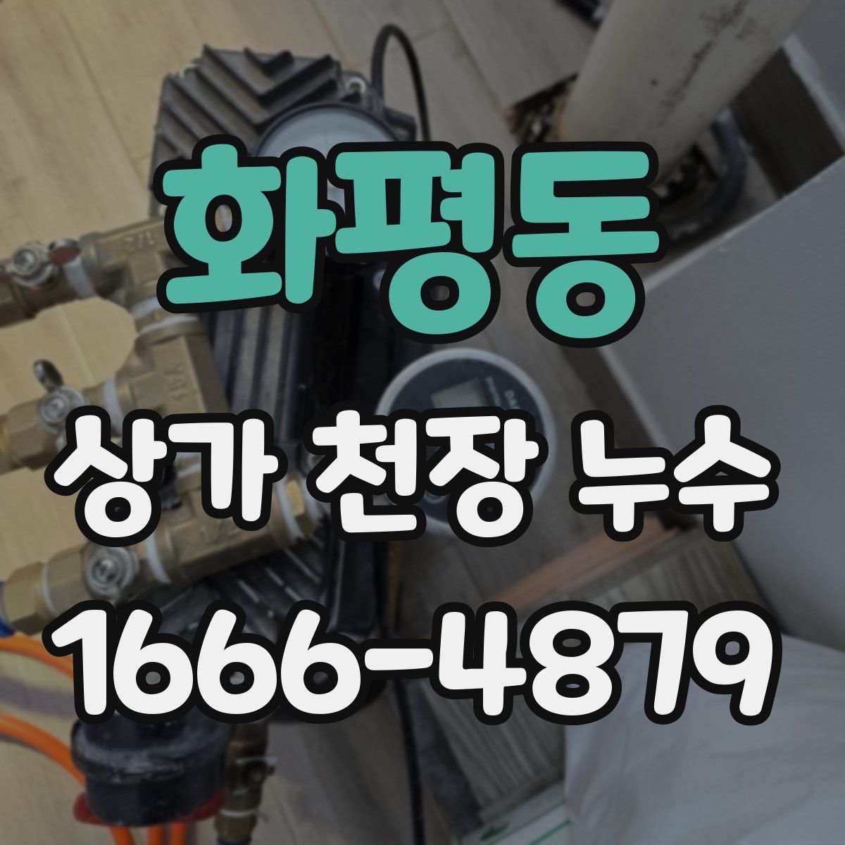 화평동 상가 천장 누수