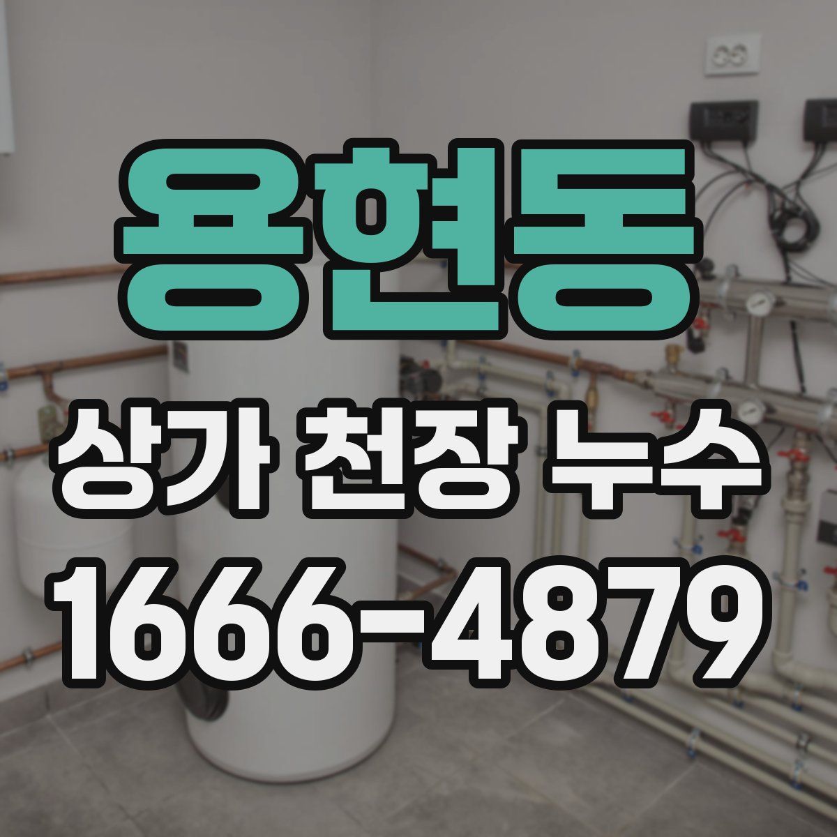 용현동 상가 천장 누수