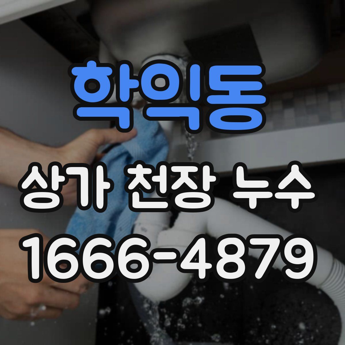 학익동 상가 천장 누수