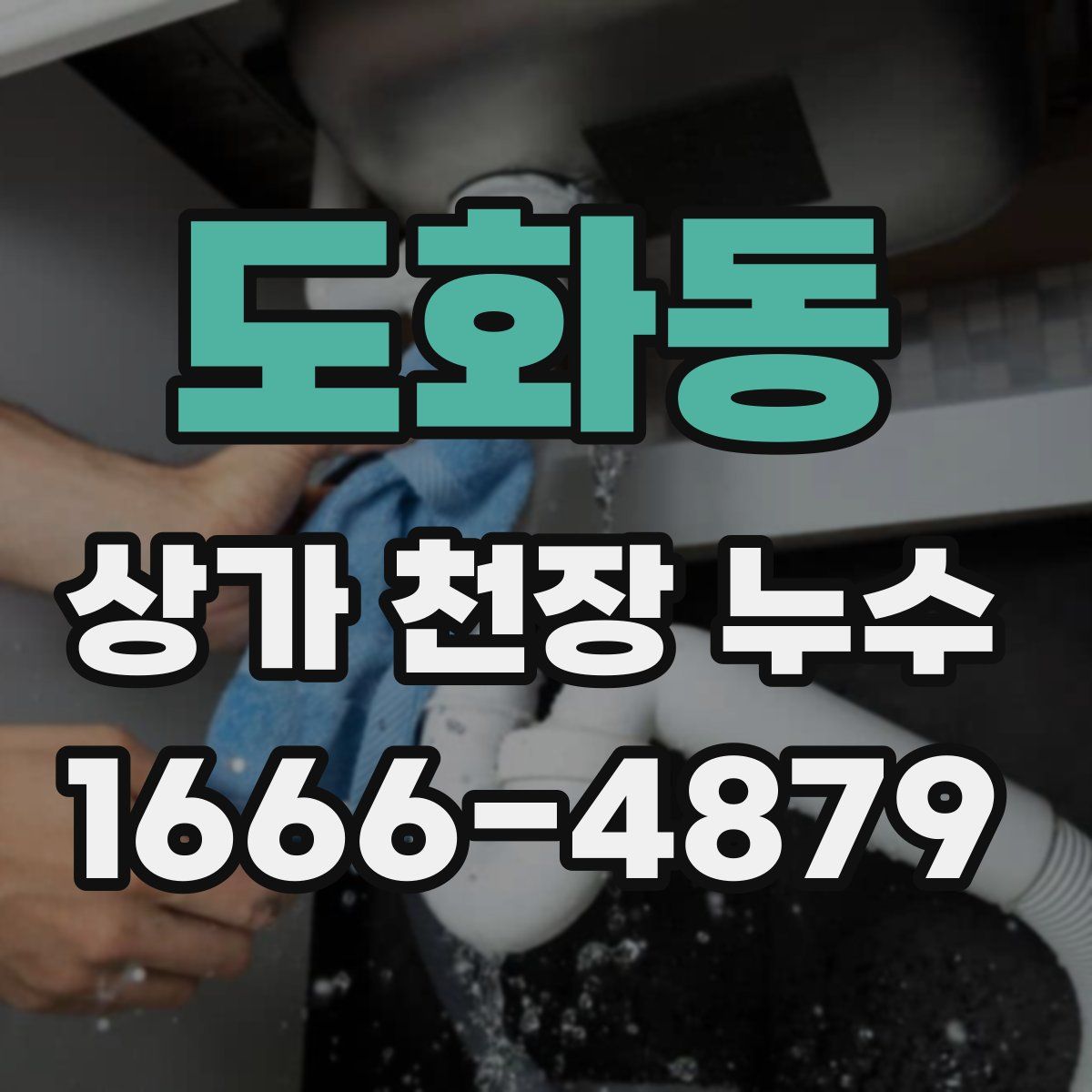 도화동 상가 천장 누수
