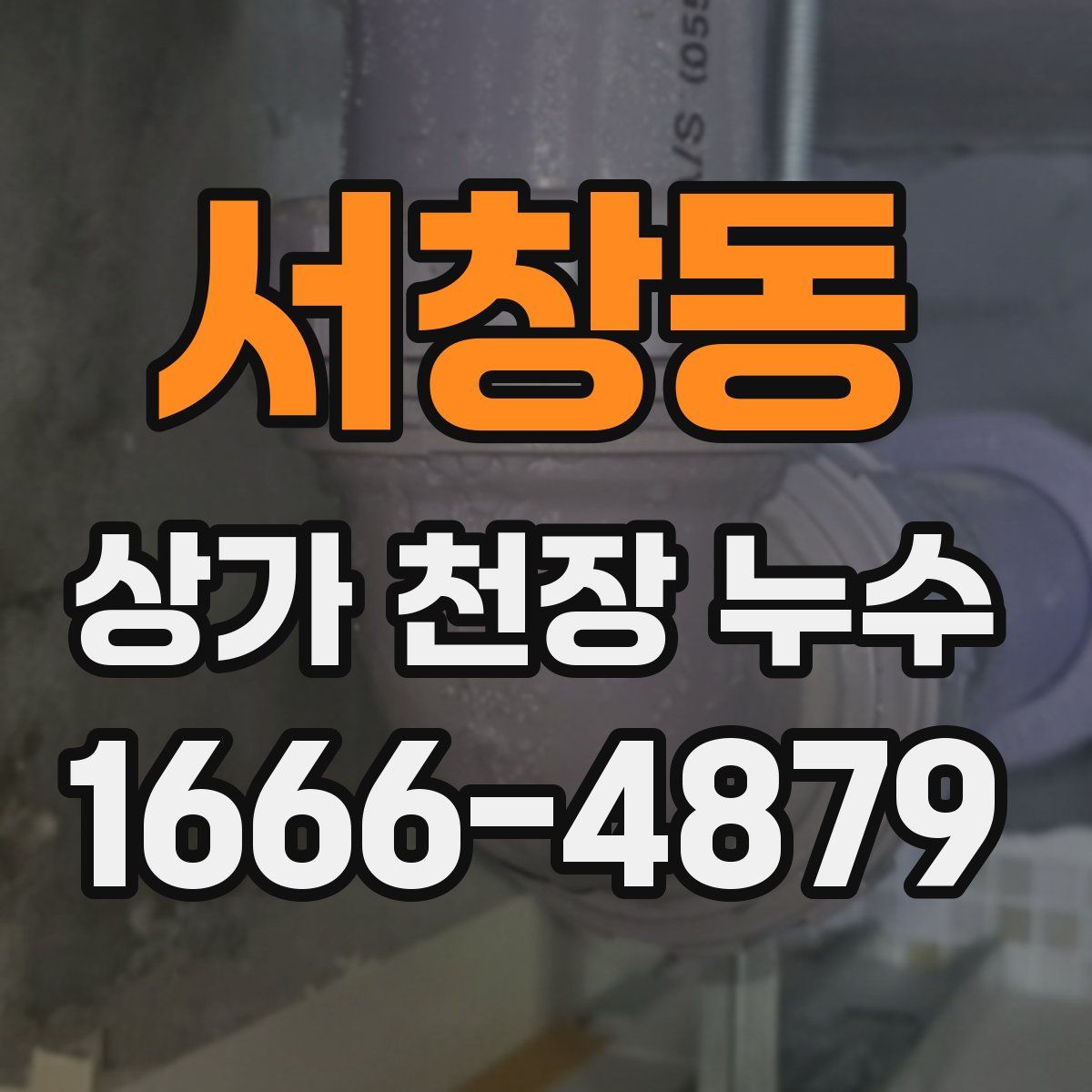 서창동 상가 천장 누수