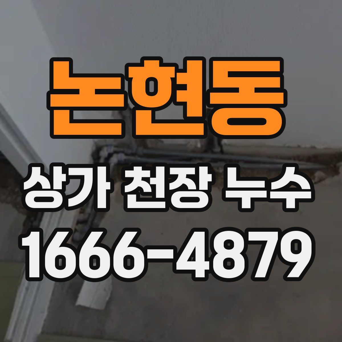 논현동 상가 천장 누수
