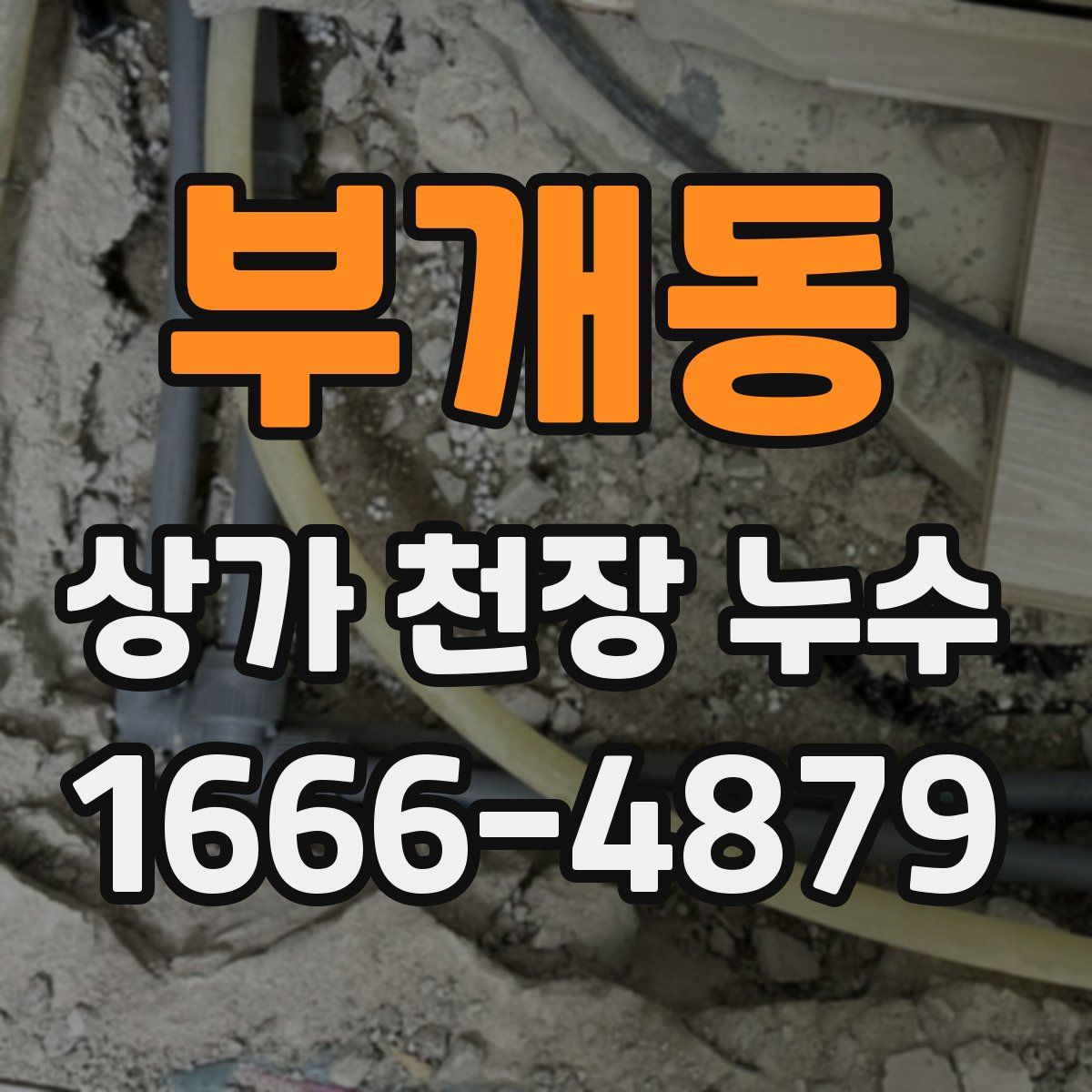 부개동 상가 천장 누수