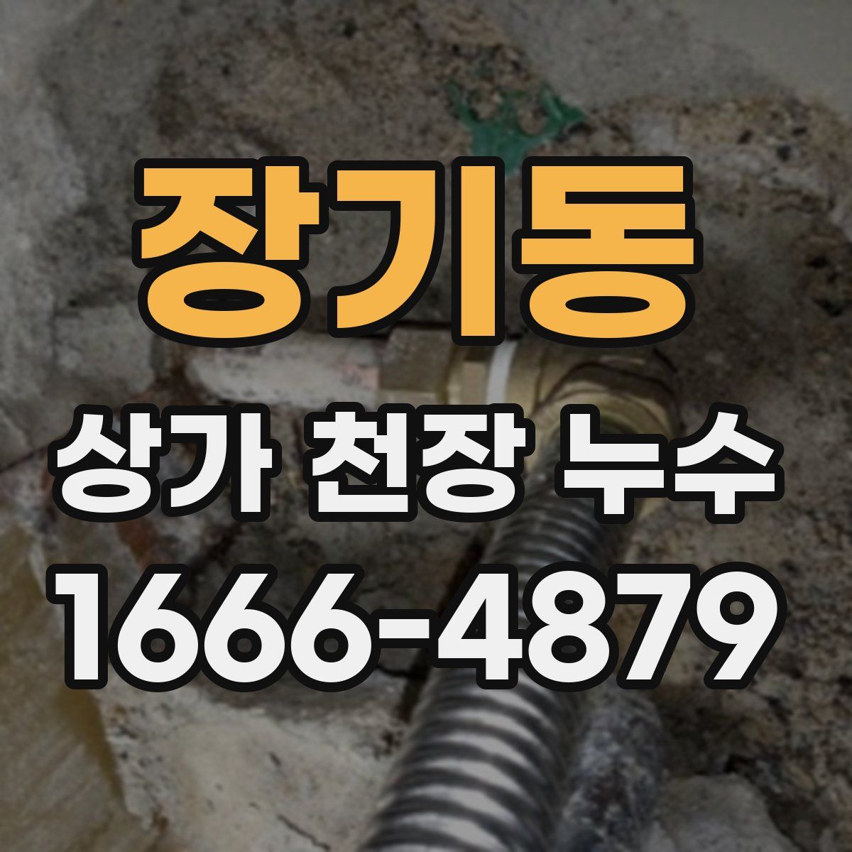 장기동 상가 천장 누수