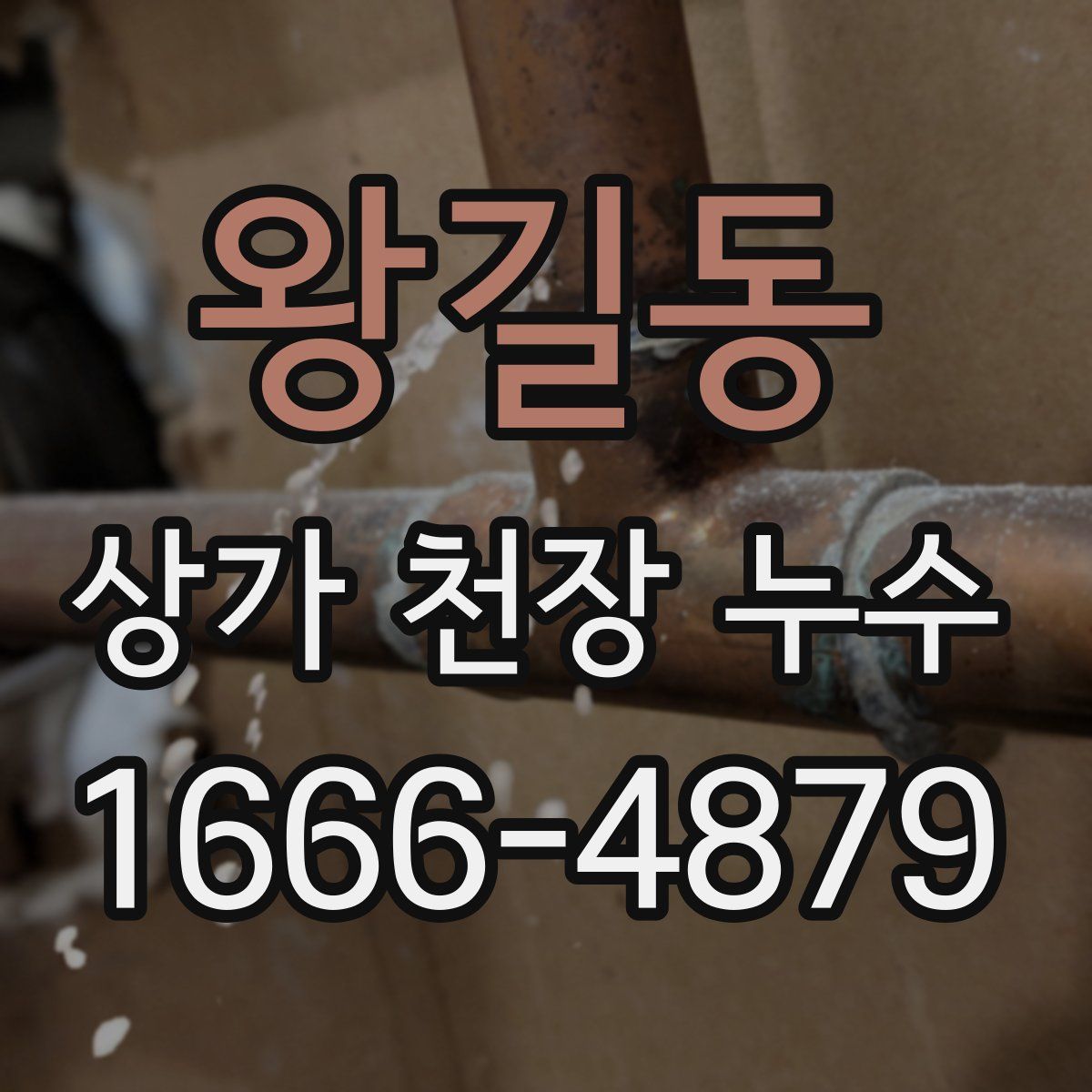 왕길동 상가 천장 누수