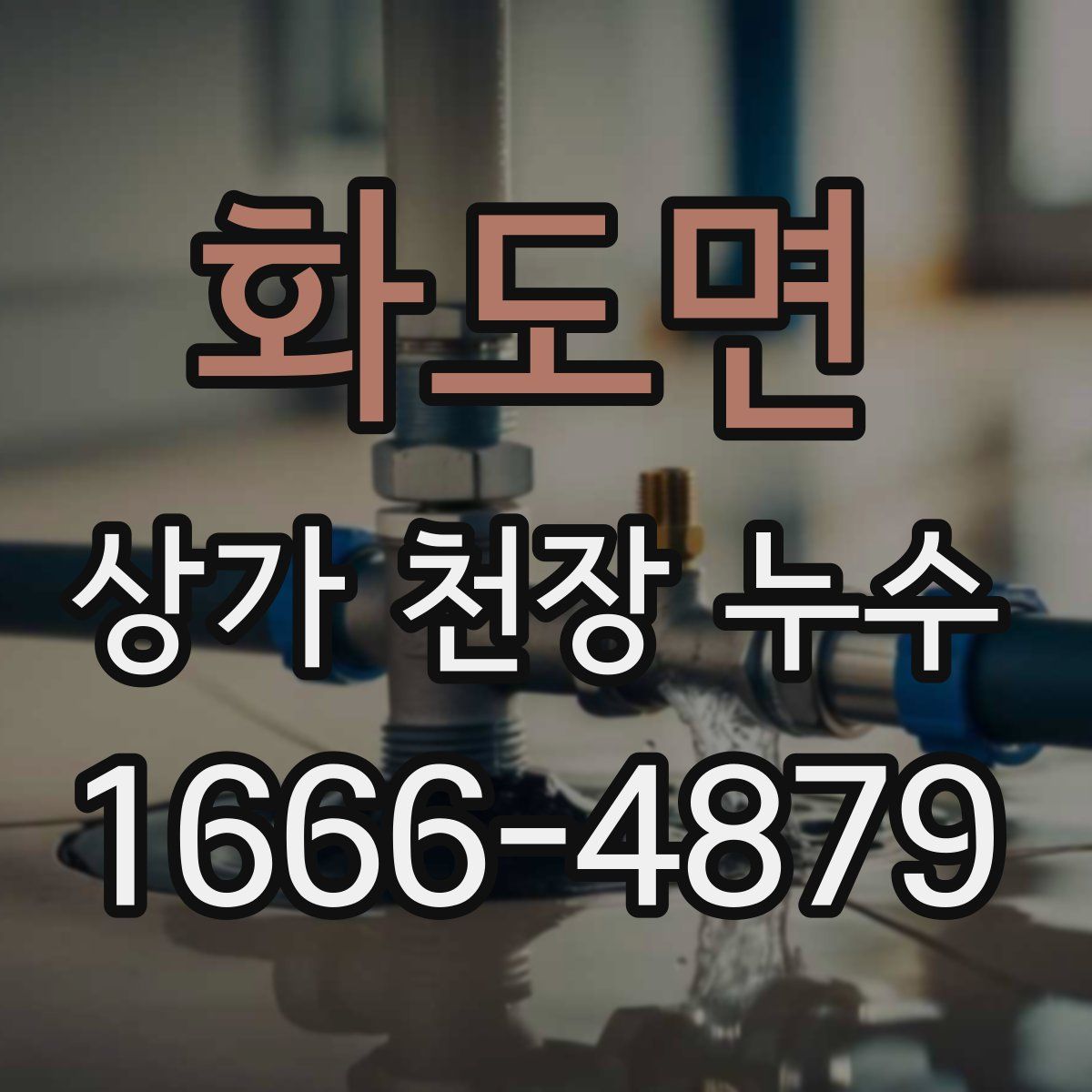 화도면 상가 천장 누수