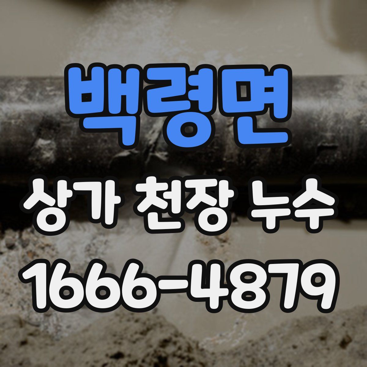 백령면 상가 천장 누수