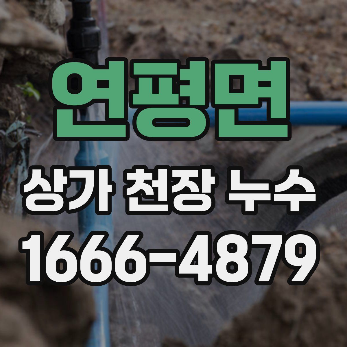 연평면 상가 천장 누수