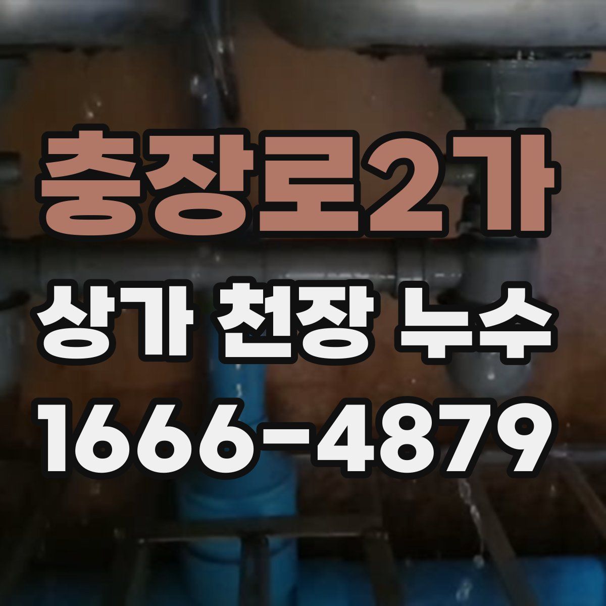충장로2가 상가 천장 누수