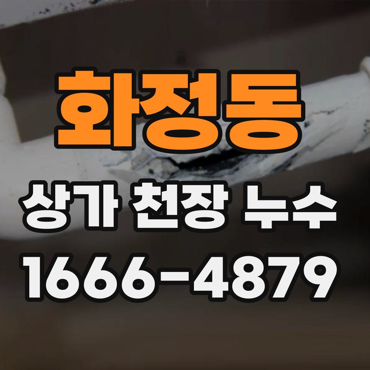 화정동 상가 천장 누수