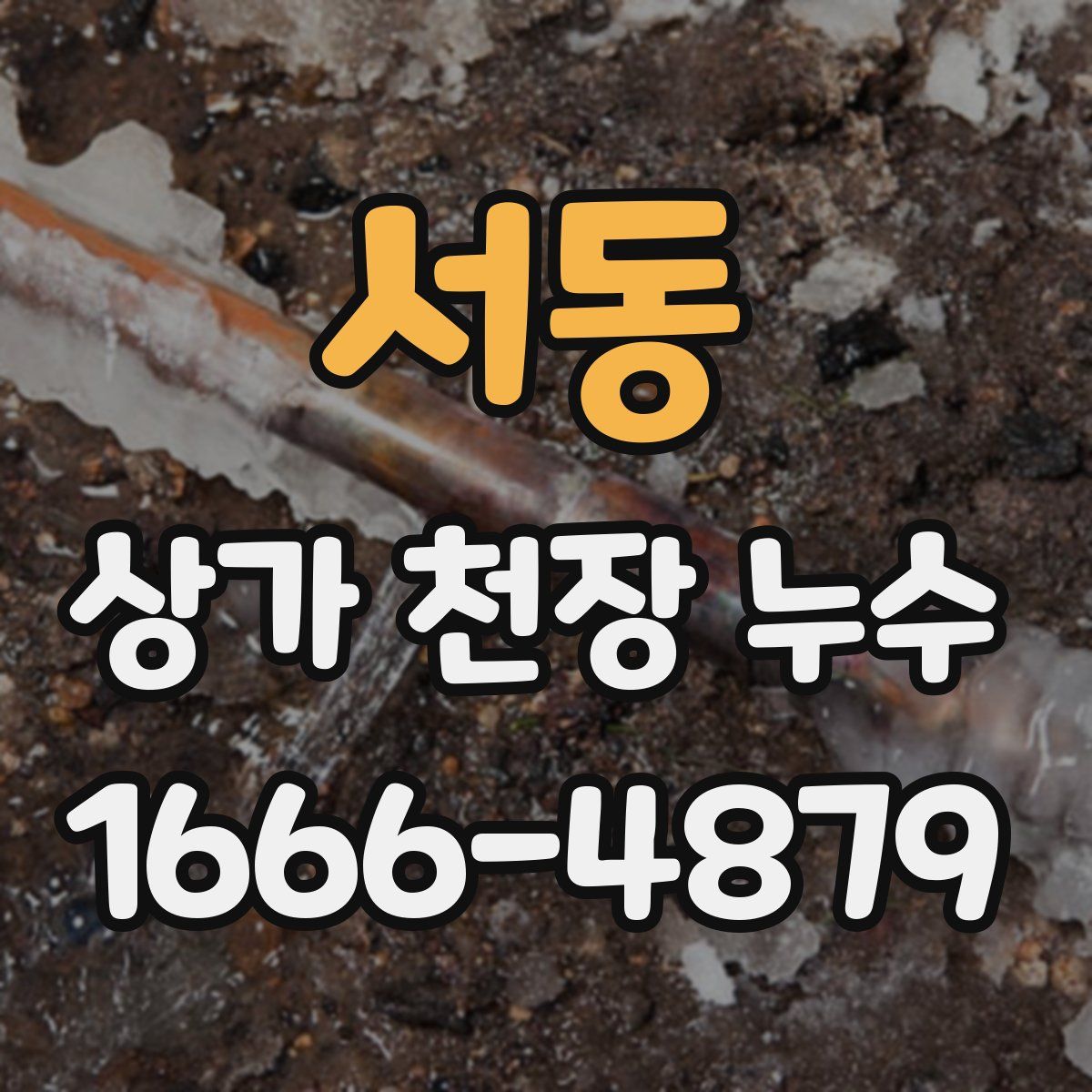 서동 상가 천장 누수