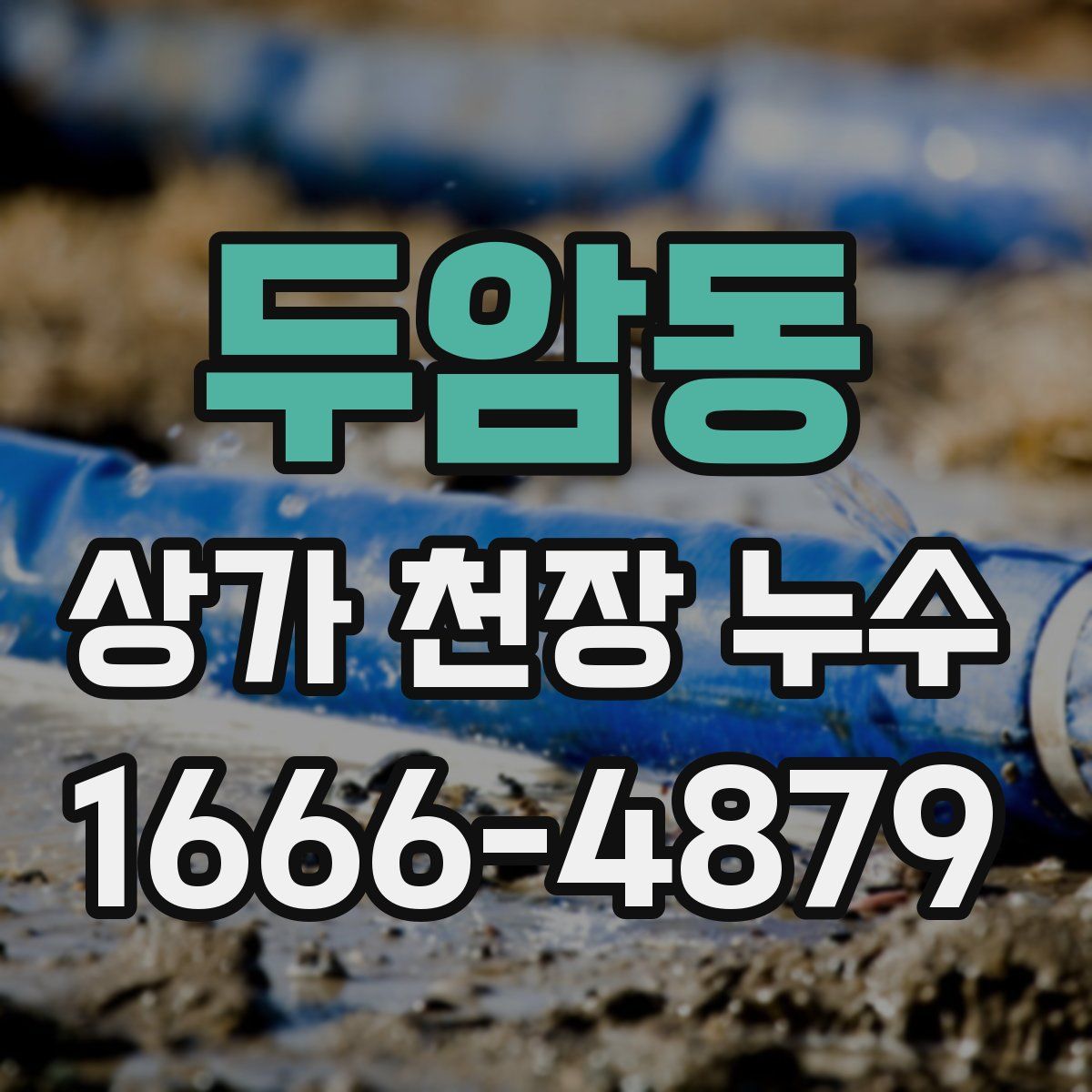 두암동 상가 천장 누수