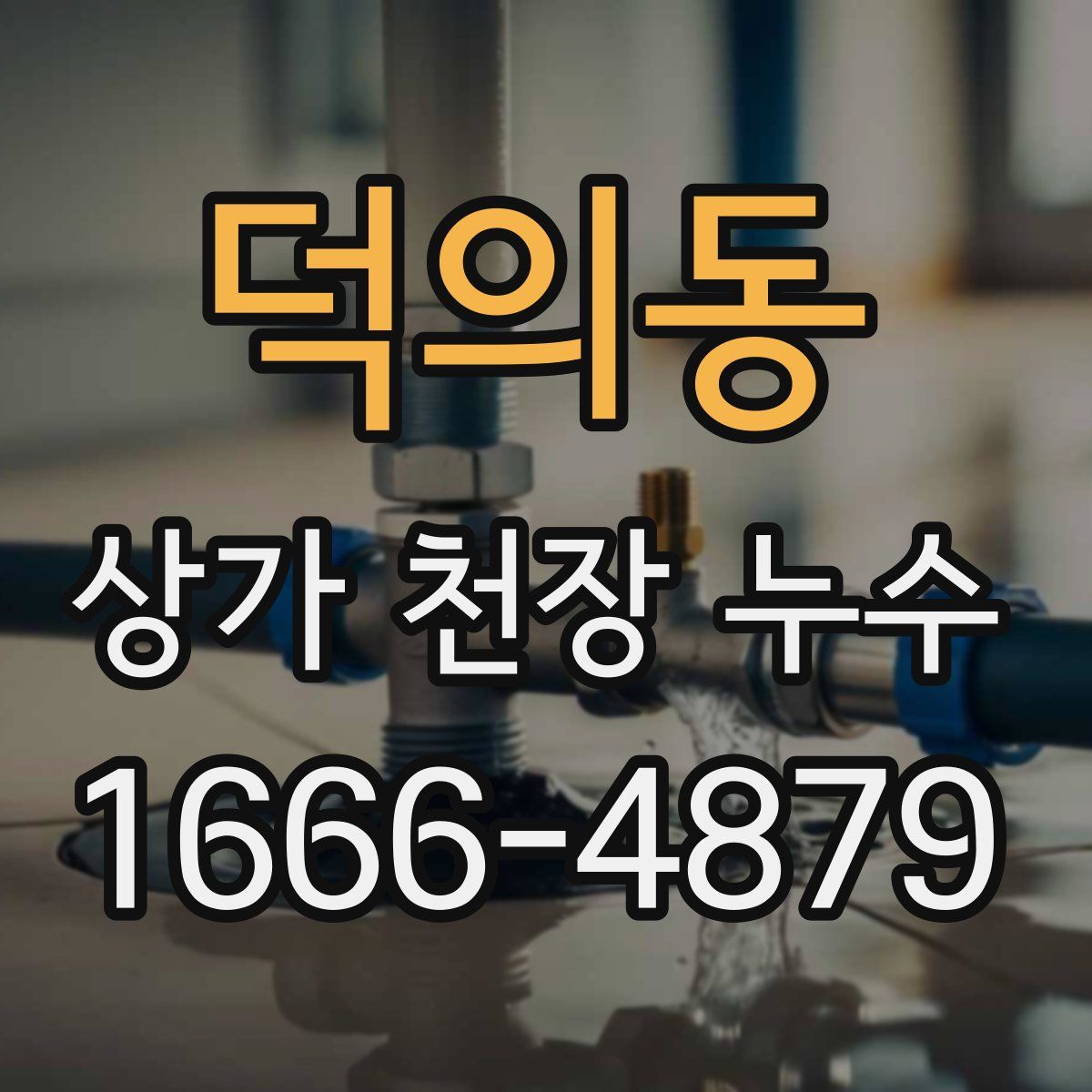 덕의동 상가 천장 누수