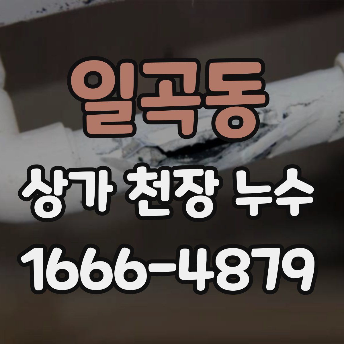 일곡동 상가 천장 누수