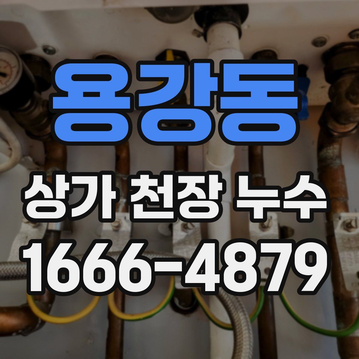 용강동 상가 천장 누수