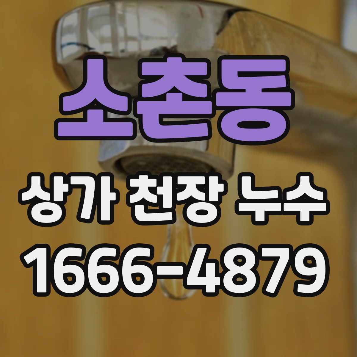 소촌동 상가 천장 누수