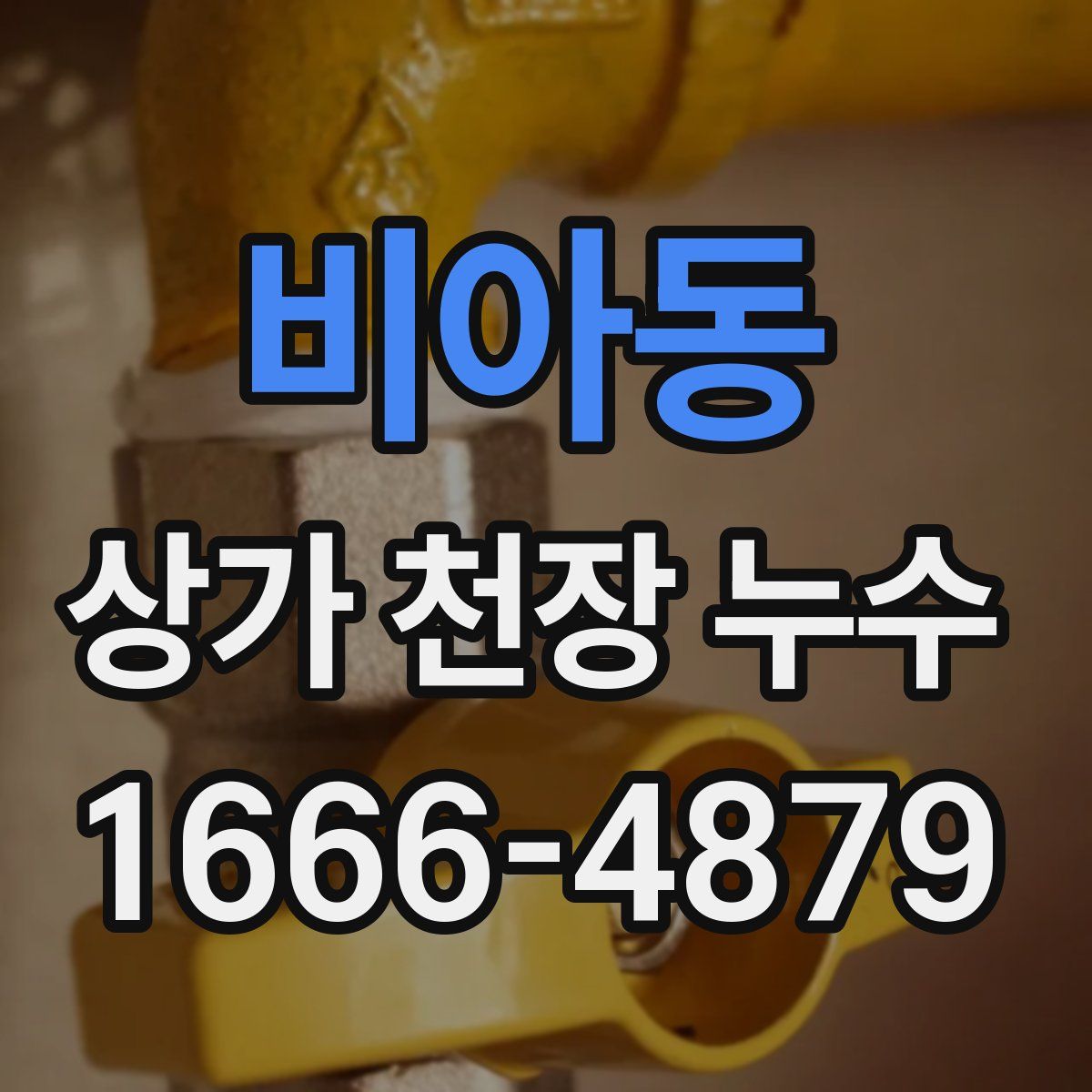비아동 상가 천장 누수