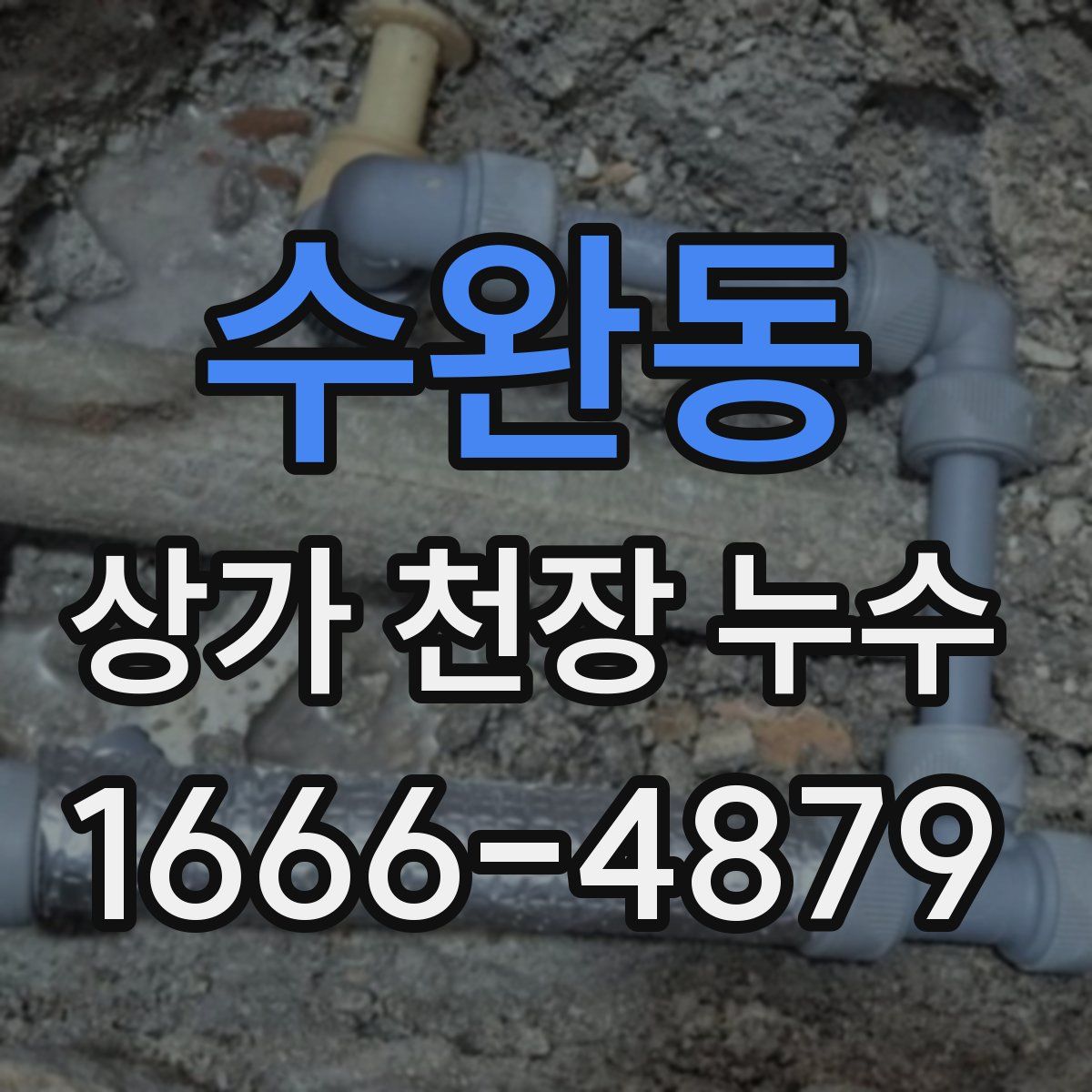 수완동 상가 천장 누수