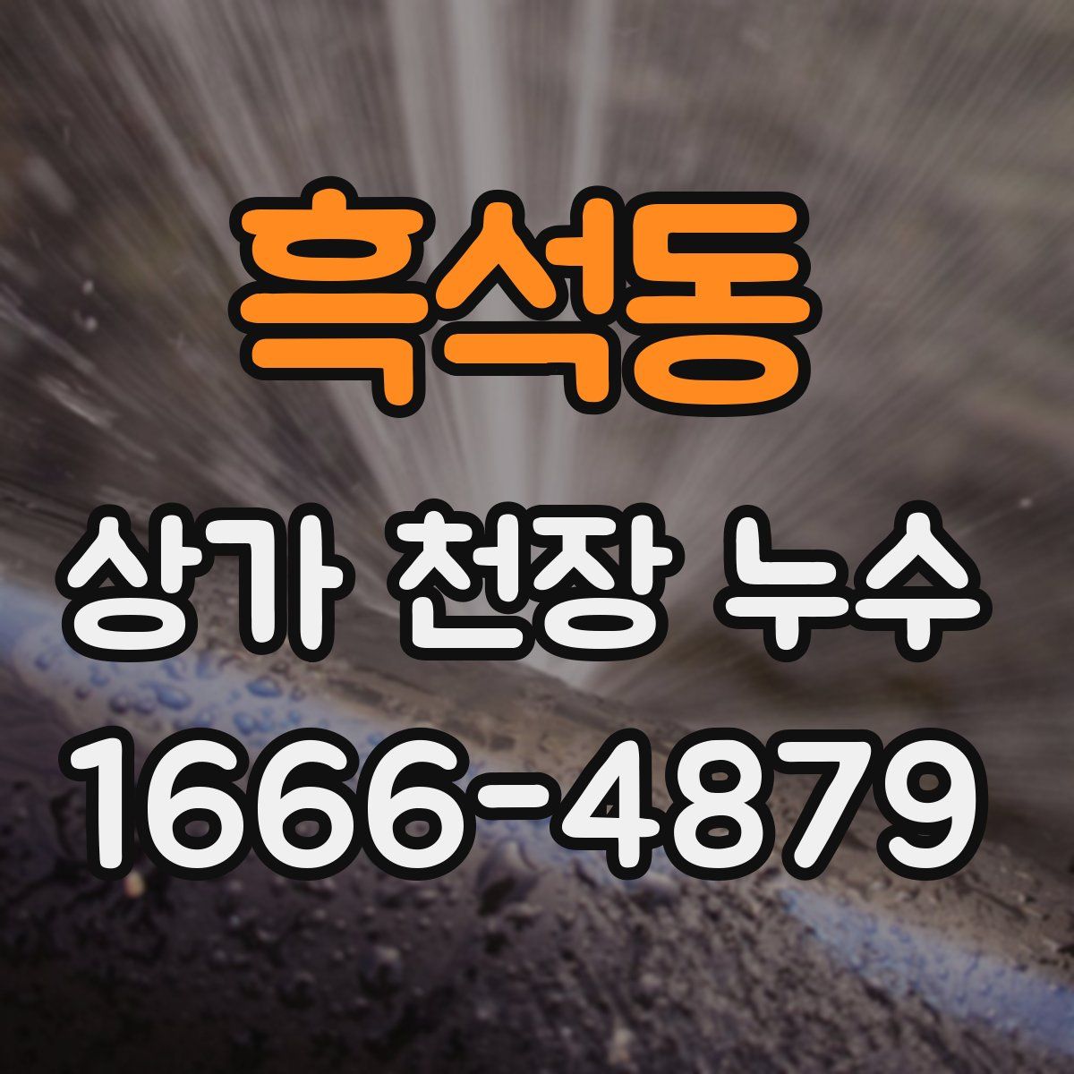 흑석동 상가 천장 누수