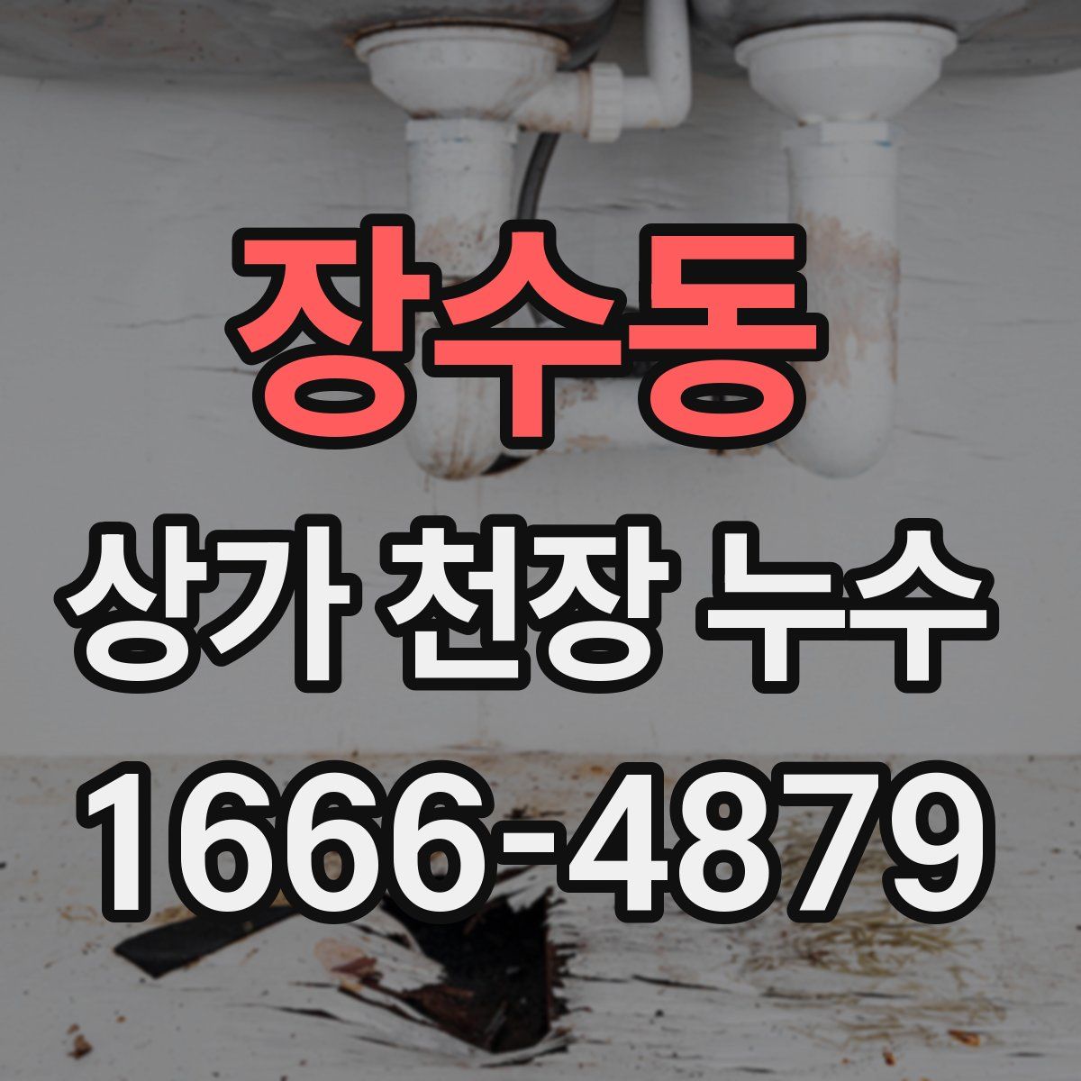 장수동 상가 천장 누수