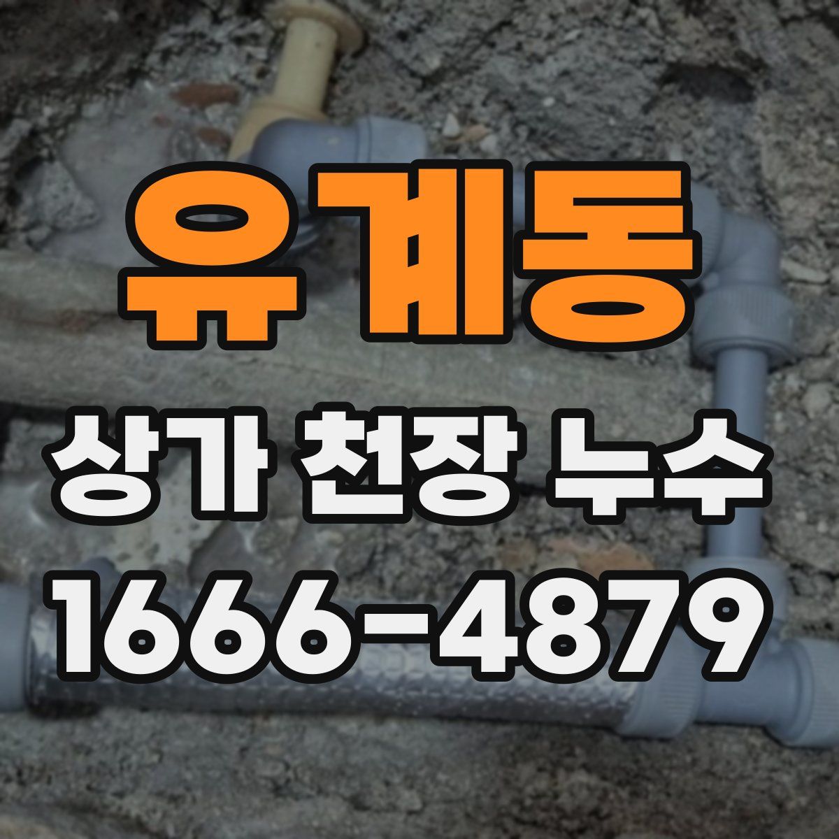 유계동 상가 천장 누수