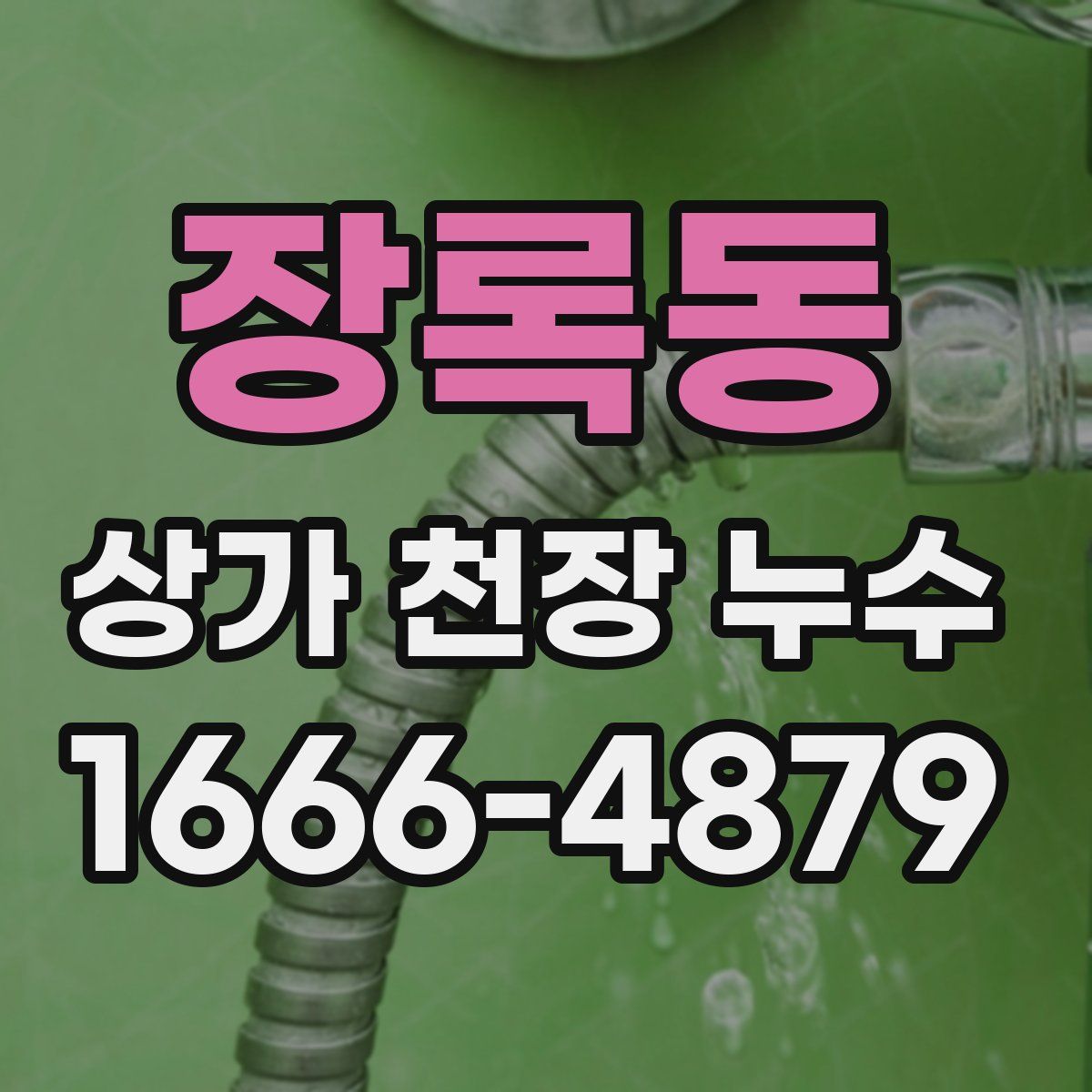 장록동 상가 천장 누수