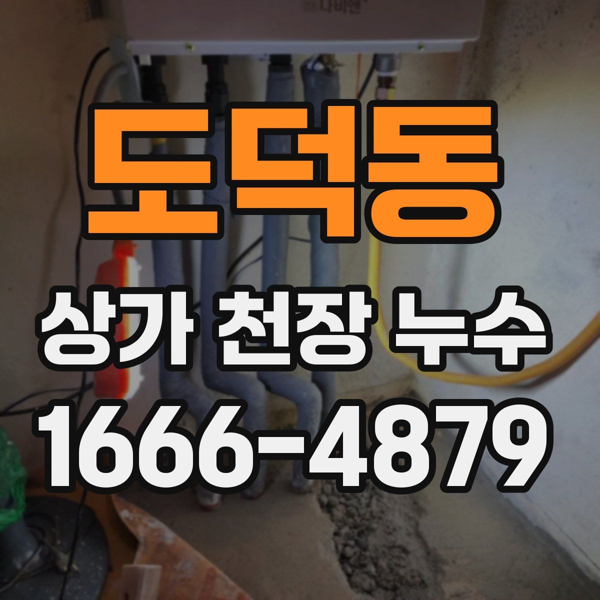 도덕동 상가 천장 누수