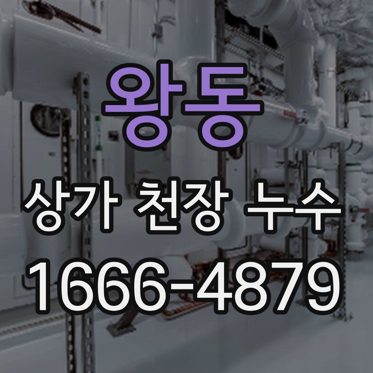 왕동 상가 천장 누수