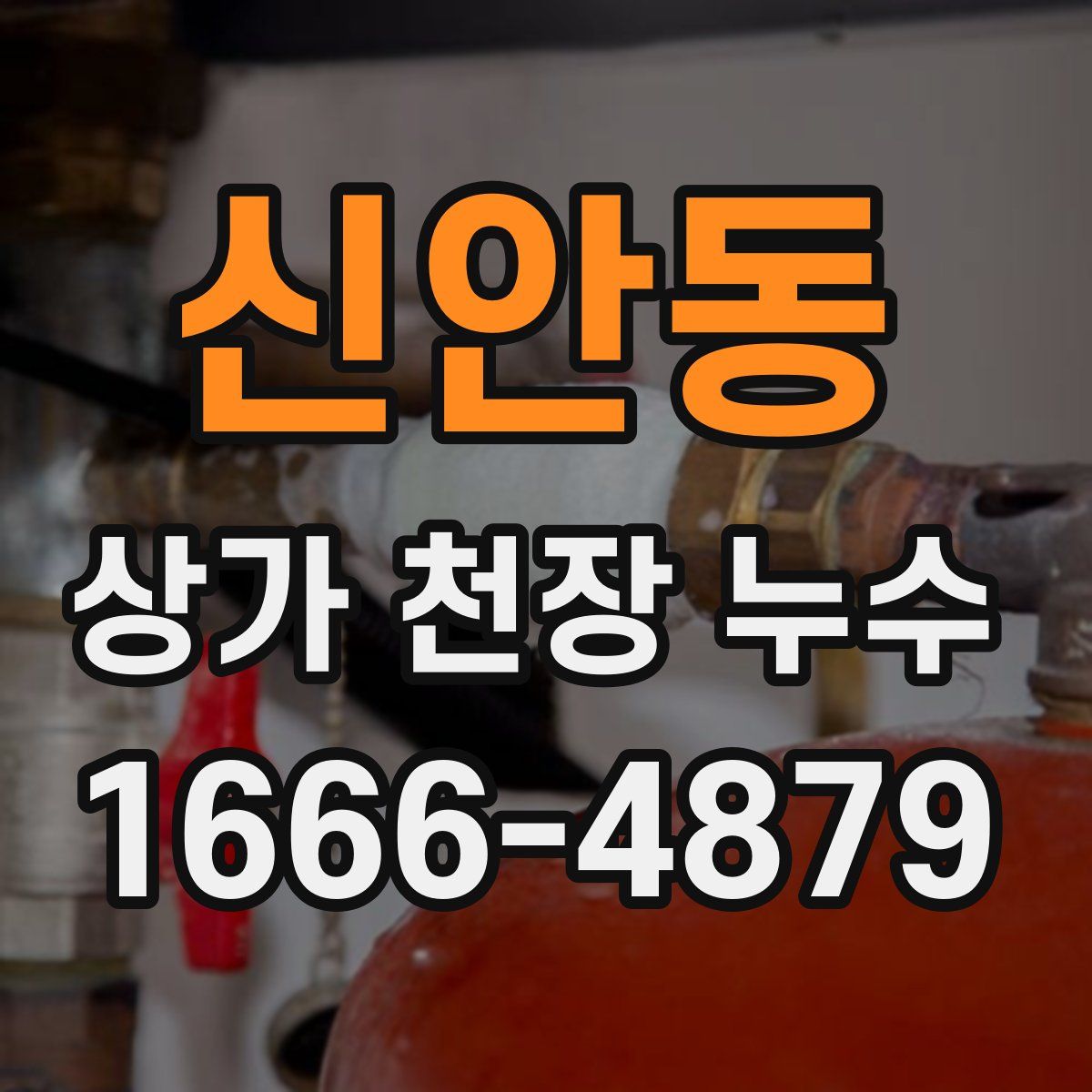 신안동 상가 천장 누수